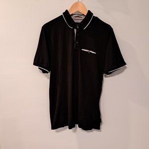 Ted Baker men's size 5 short sleeve 3 button polo